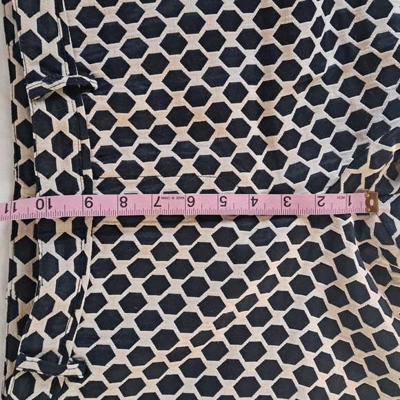 Worthington slim fit ankle pant hexagon honeycomb print sz8 - Picture 10 of 16